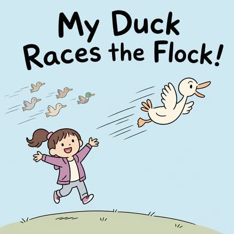 My Duck Races the Flock!
