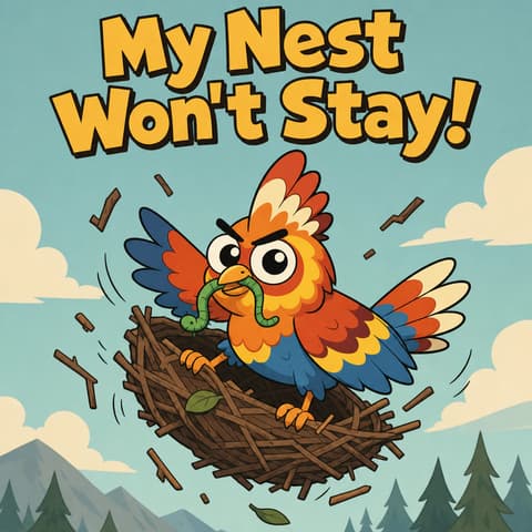 My Nest Won't Stay! | Bookbot Decodable Reader Level 34