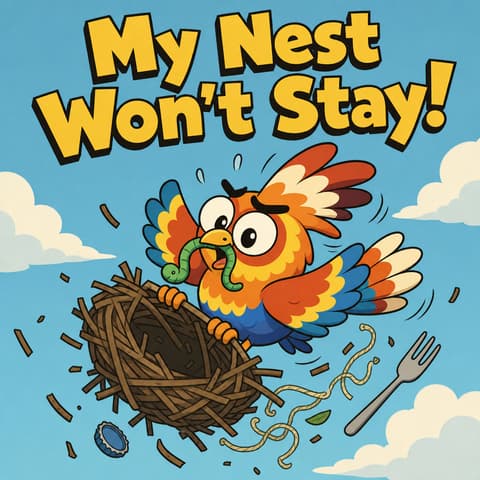My Nest Won't Stay! | Bookbot Decodable Reader Level 72