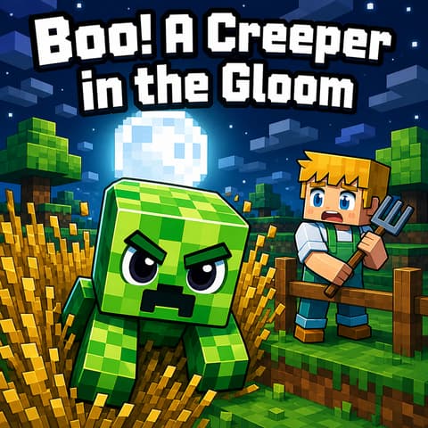 Boo! A Creeper in the Gloom
