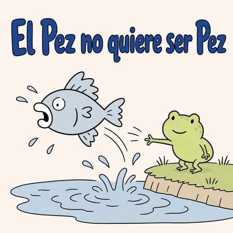 El Pez no quiere ser Pez | Libro ATAL de animales nivel 43