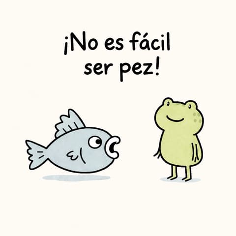 ¡No es fácil ser pez! | Libro ATAL de animales nivel 62