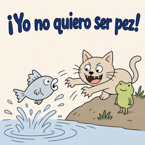 ¡Yo no quiero ser pez! | Libro ATAL de animales nivel 71