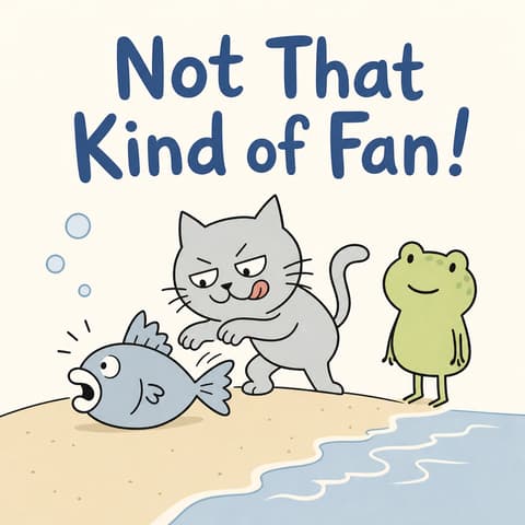 Not That Kind of Fan! | Bookbot Decodable Reader Level 55