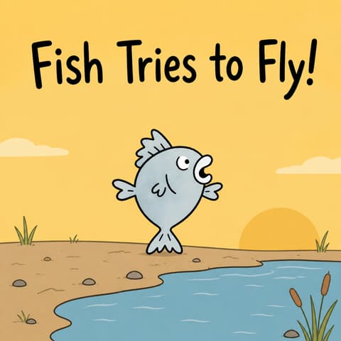 Fish Tries to Fly!