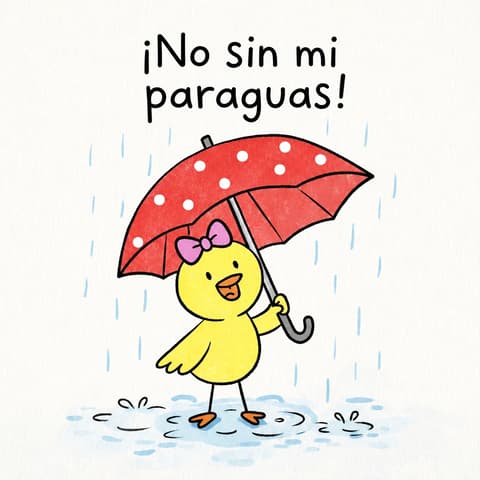 ¡No sin mi paraguas! | Libro ATAL de animales nivel 49
