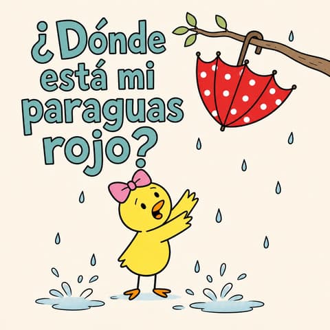 ¿Dónde está mi paraguas rojo? | Libro ATAL de animales nivel 71