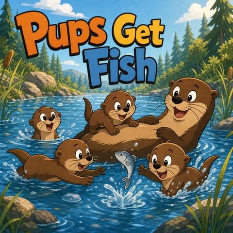 Pups Get Fish | Bookbot Decodable Reader Level 25