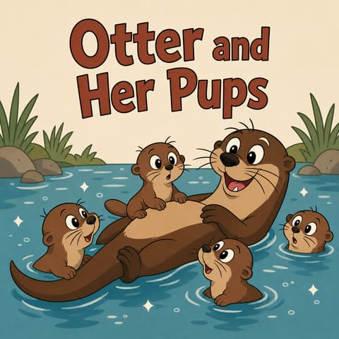 Otter and Her Pups | Bookbot Decodable Reader Level 55