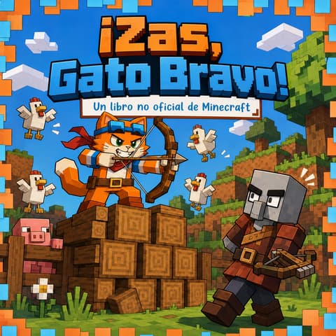 ¡Zas, Gato Bravo! | Libro ATAL de Minecraft nivel 44