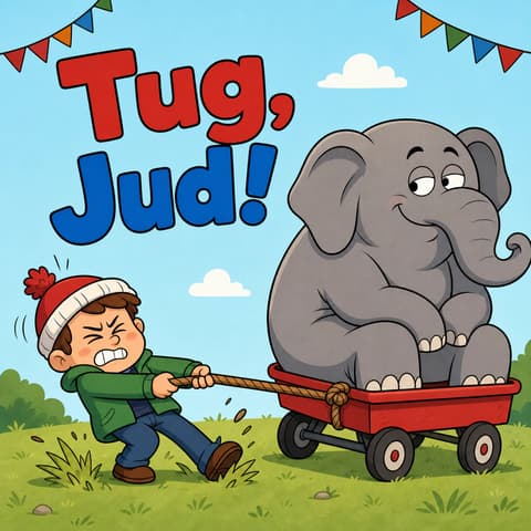 Animal Decodable Reader with Short U, J, V and Y