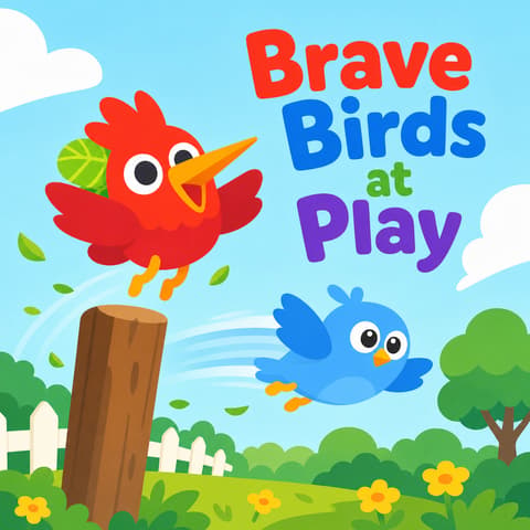 Brave Birds at Play