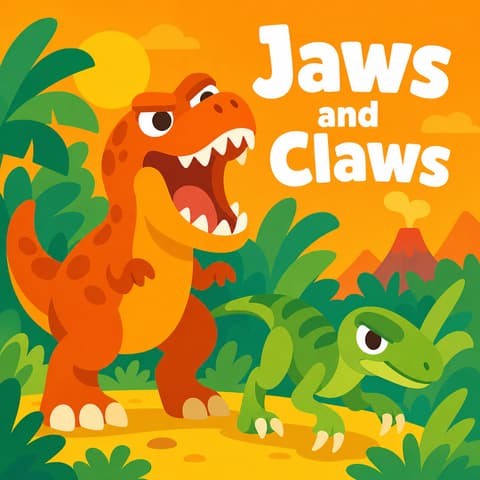Dinosaur Decodable Reader with aw and au Vowel Teams
