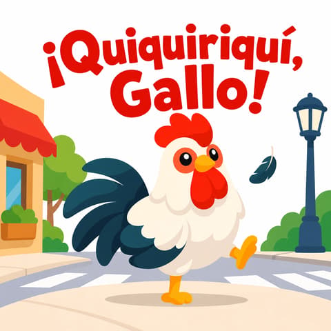 ¡Quiquiriquí, Gallo! | Libro ATAL de animales nivel 72