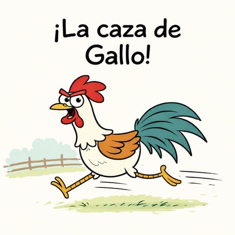 ¡La caza de Gallo! | Libro ATAL de animales nivel 58