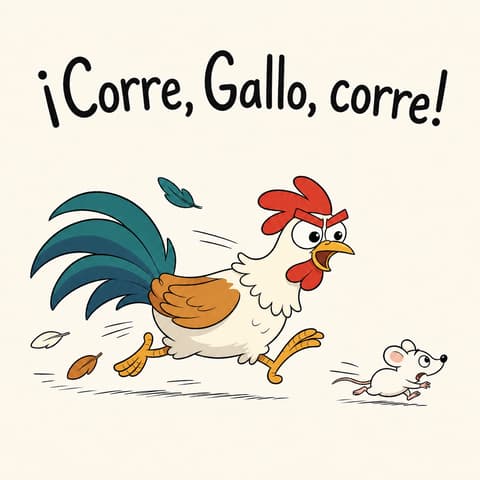 ¡Corre, Gallo, corre! | Libro ATAL de animales nivel 73