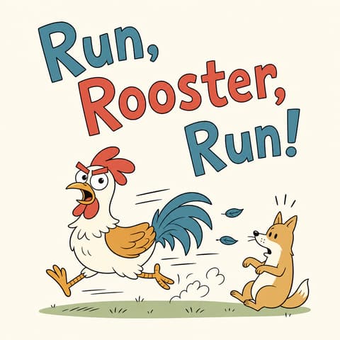 Run, Rooster, Run! | Bookbot Decodable Reader Level 51