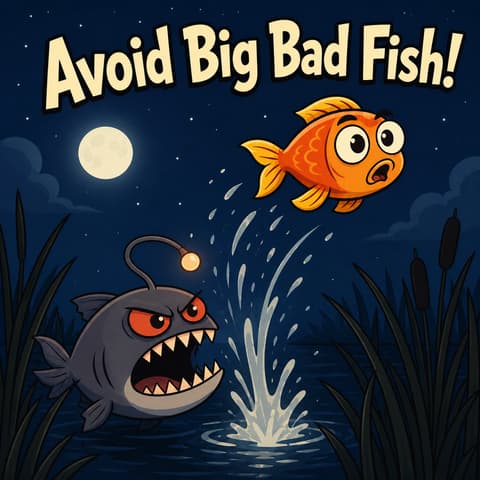 Avoid Big Bad Fish!