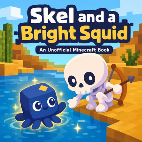 Skel and a Bright Squid | Bookbot Decodable Reader Level 50