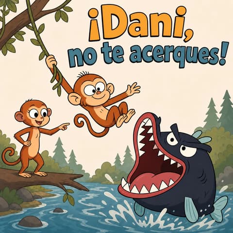 ¡Dani, no te acerques! | Libro ATAL de animales nivel 73
