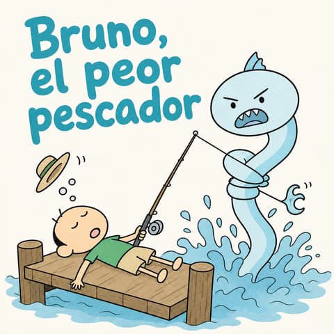 Bruno, el peor pescador | Libro ATAL de aventura nivel 73