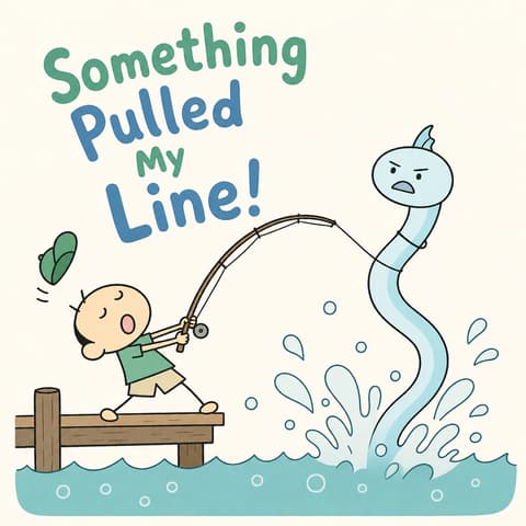 Something Pulled My Line! | Bookbot Decodable Reader Level 79