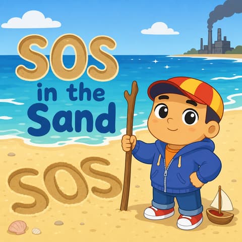 SOS in the Sand | Bookbot Decodable Reader Level 76