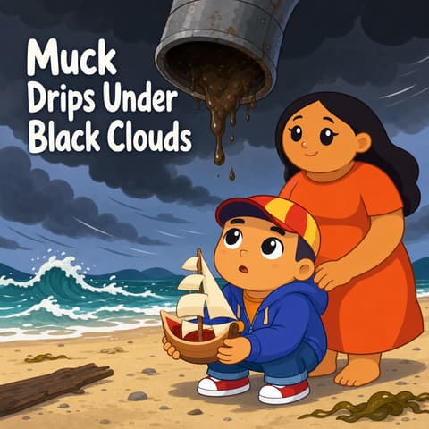 Muck Drips Under Black Clouds