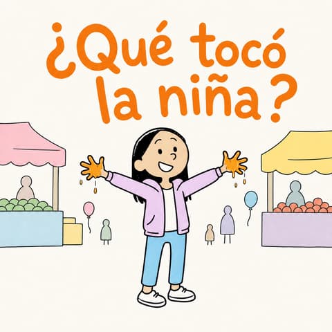 ¿Qué tocó la niña? | Libro ATAL de vida cotidiana nivel 45