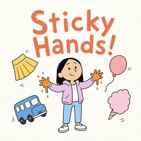 Sticky Hands! | Bookbot Decodable Reader Level 34
