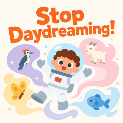 Stop Daydreaming! | Bookbot Decodable Reader Level 50