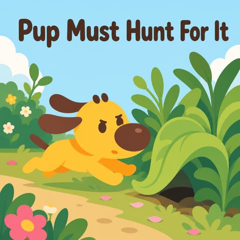 Pup Must Hunt For It