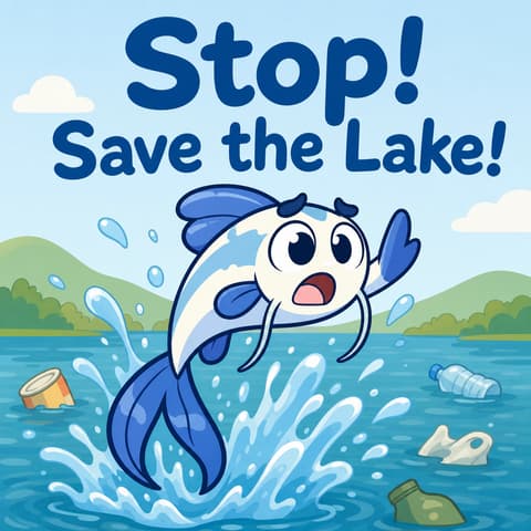 Stop! Save the Lake! | Bookbot Decodable Reader Level 21
