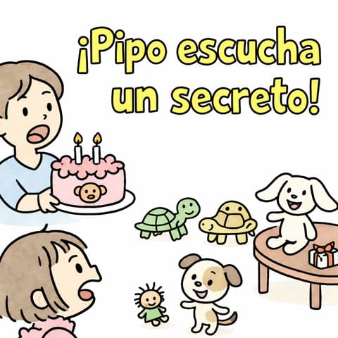 ¡Pipo escucha un secreto! | Libro ATAL de animales nivel 56