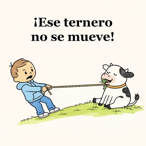 ¡Ese ternero no se mueve! | Libro ATAL de vida cotidiana nivel 62