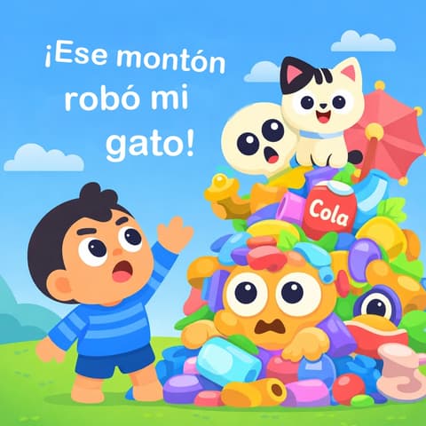 ¡Ese montón robó mi gato! | Libro ATAL de aventura nivel 51