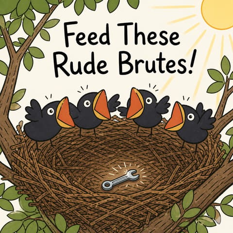 Feed These Rude Brutes!