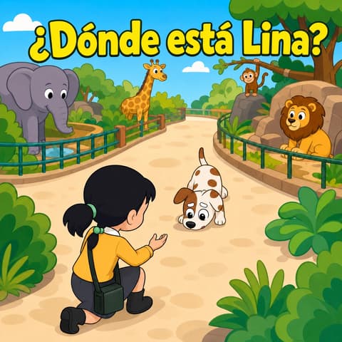 ¿Dónde está Lina? | Libro ATAL de animales nivel 47