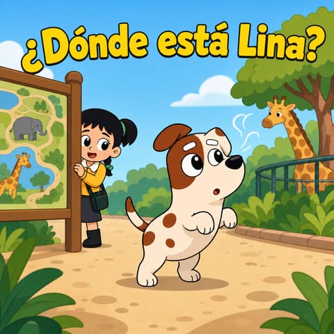 ¿Dónde está Lina? | Libro ATAL de animales nivel 75