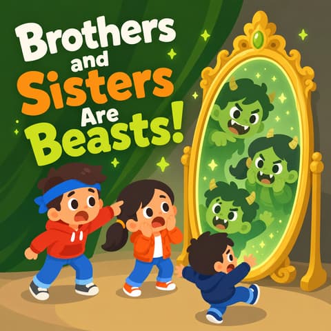 Brothers and Sisters Are Beasts! | Bookbot Decodable Reader Level 54