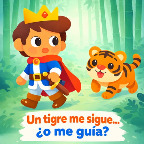 Un tigre me sigue... ¿o me guía? | Libro ATAL de aventura nivel 53
