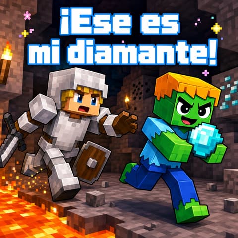 ¡Ese es mi diamante! | Libro ATAL de Minecraft nivel 47