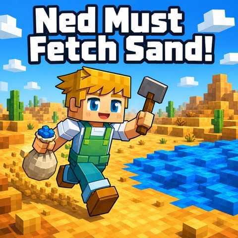 Ned Must Fetch Sand!