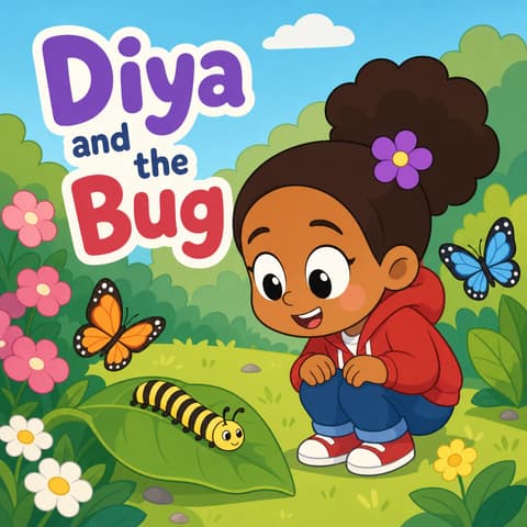Diya and the Bug | Bookbot Decodable Reader Level 56