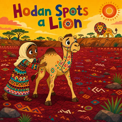 Hodan Spots a Lion