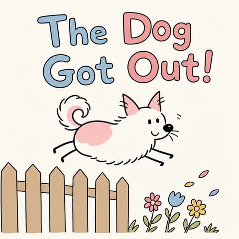 The Dog Got Out! | Bookbot Decodable Reader Level 75