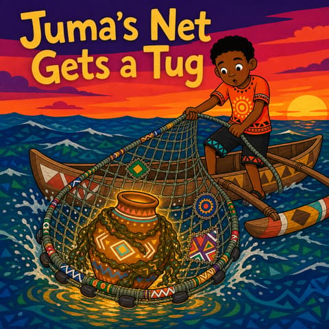 Juma's Net Gets a Tug
