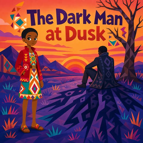 The Dark Man at Dusk