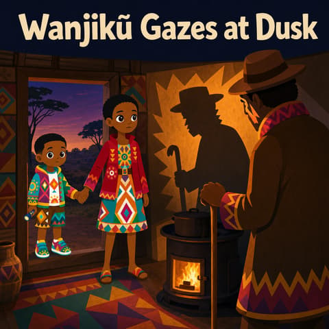 Wanjikũ Gazes at Dusk