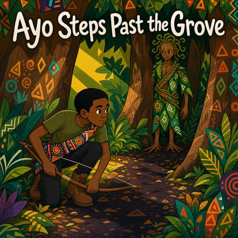 Ayo Steps Past the Grove